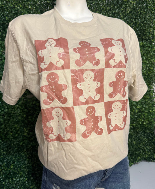 Ginger Bread Checkered T-shirt